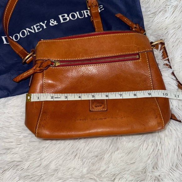 Dooney & Bourke Genuine Florentine Vacchetta Leather Crossbody - Picture 5 of 8